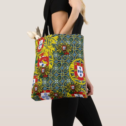 Portugiesische Muster Tasche (Von Nahem)