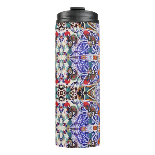 Portugiesische Muster Thermosbecher (Vorderseite)