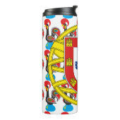 Portugiesische Muster Thermosbecher (Nach links gedreht)