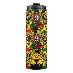 Portugiesische Muster Thermosbecher