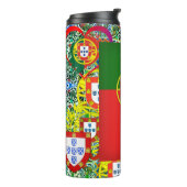 Portugiesische Muster Thermosbecher (Nach links gedreht)