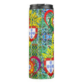 Portugiesische Muster Thermosbecher (Rückseite)