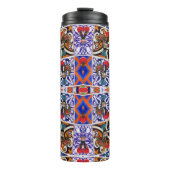 Portugiesische Muster Thermosbecher (Vorderseite)