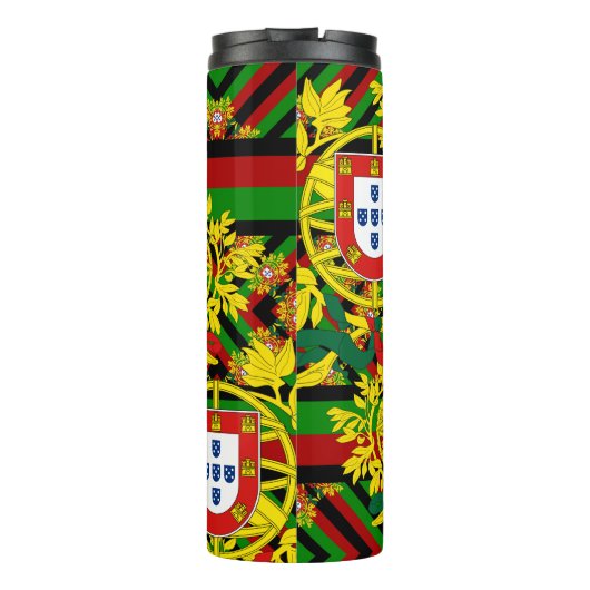 Portugiesische Muster Thermosbecher (Rückseite)