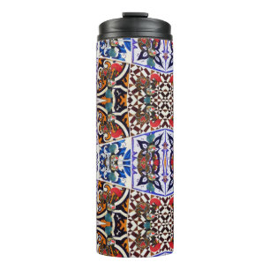 Portugiesische Muster Thermosbecher