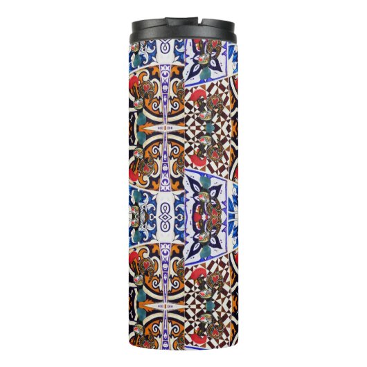 Portugiesische Muster Thermosbecher (Rückseite)