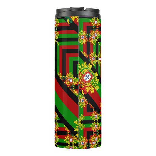 Portugiesische Muster Thermosbecher (Rückseite)