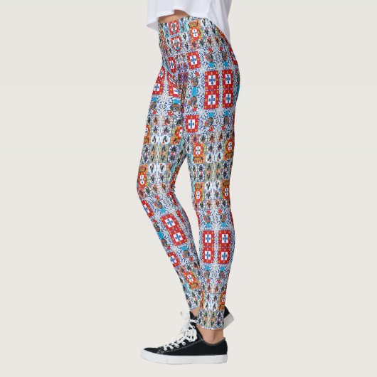 Portugiesische Muster und Leggings (Links)