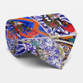 Portugiesische Muster und Leggings Krawatte (Gerollt)