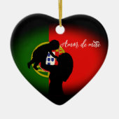 Portugiesische Mutterschaft Keramik Ornament (Vorne)