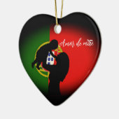 Portugiesische Mutterschaft Keramik Ornament (Links)