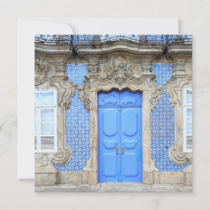 Portugiesische Palasttüre Feiertagskarte