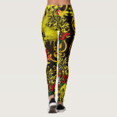 Portugiesische patriotische Muster Leggings (Rückseite)