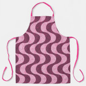 Portugiesische Pflasterwellen in Rosa Schürze (Vorderseite)