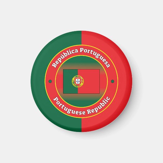 Portugiesische Republik Magnet (Vorne)