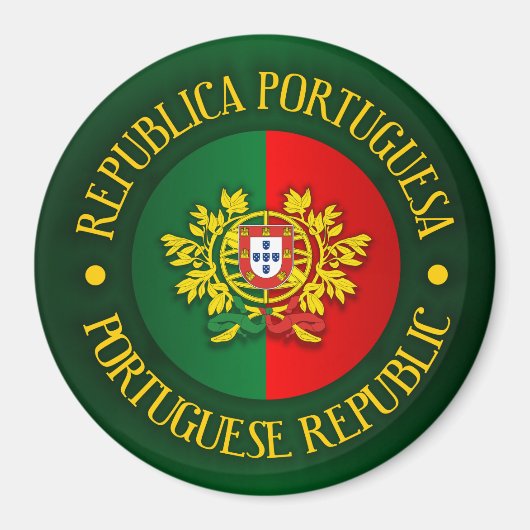 Portugiesische Republik Magnet (Vorne)