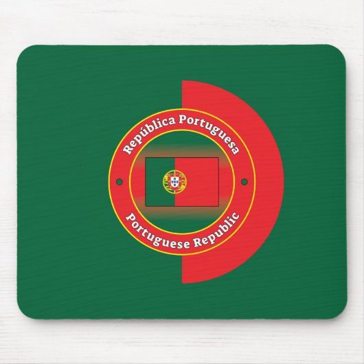 Portugiesische Republik Mousepad (Vorne)