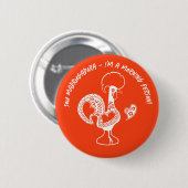 Portugiesische Rooster Early Riser Moderne Silhoue Button (Vorne & Hinten)