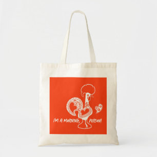 Portugiesische Rooster Early Riser Moderne Silhoue Tragetasche