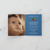 Portugiesische Rooster mit Geschenken 1. Geburtsta Einladung (Innenseite)