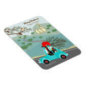 Portugiesische Rooster Weihnachtskarte Magnet (Rechte Seite)