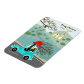 Portugiesische Rooster Weihnachtskarte Magnet (Linke Seite)