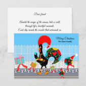 Portugiesische Roosterkarte für Geschenke und Baub (Vorne/Hinten)