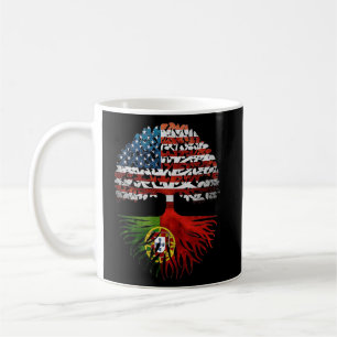 Portugiesische Roots American Grow Portugal Flag Kaffeetasse