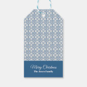 Portugiesische Roster Weihnachtsfeier Geschenkanhänger (Rückseite)