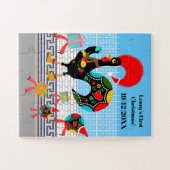 Portugiesische Roster Weihnachtsfeier Puzzle (Horizontal)