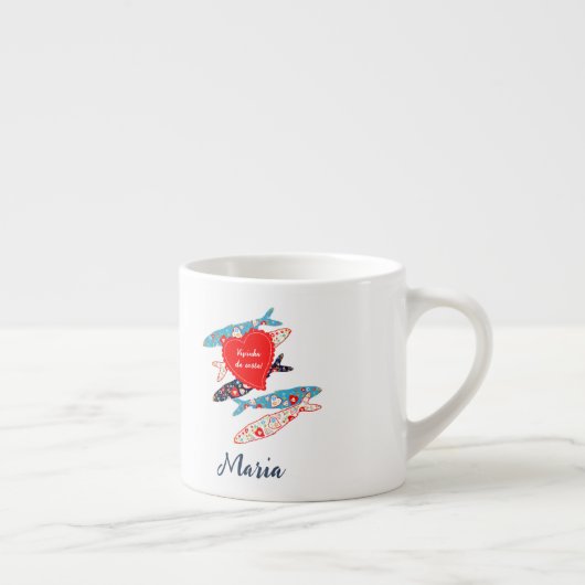 Portugiesische Sardinen Espressotasse (Rechts)
