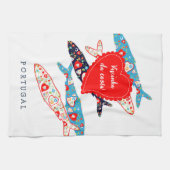 Portugiesische Sardinen Geschirrtuch (Horizontal)