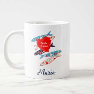 Portugiesische Sardinen Jumbo-Tasse