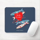 Portugiesische Sardinen Mousepad (Mit Mouse)