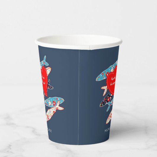 Portugiesische Sardinen Pappbecher (Rechts)