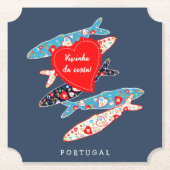 Portugiesische Sardinen Untersetzer (Vorderseite)