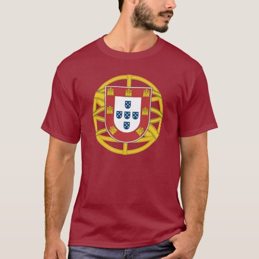 Portugiesische Schutzschild T-Shirt (Vorderseite)