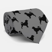Portugiesische Silhouetten für Hunde Krawatte (Gerollt)