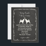 Portugiesische Silhouetten Hochzeit von Wassertier Einladung<br><div class="desc"></div>