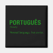 PORTUGIESISCHE Sprache Magnet (Vorne)