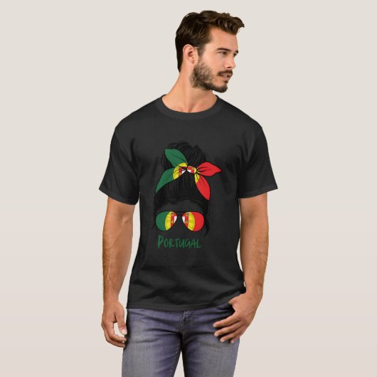 Portugiesische Staatsflagge T-Shirt (Vorne ganz)