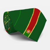 Portugiesische Streifenflagge Krawatte (Gerollt)