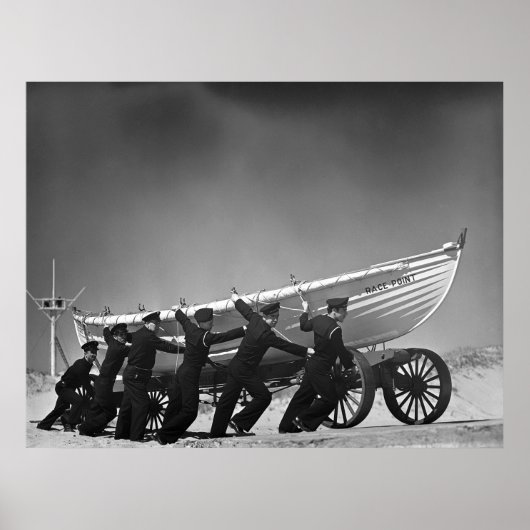 Portugiesische SurfbootCrew: 1942 Poster (Vorne)