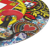 Portugiesische Tasche Schneidebrett (Ecke)