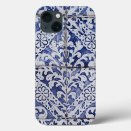 Portugiesische Tiles - Azulejo Blau und Weiße Flor Case-Mate iPhone Hülle