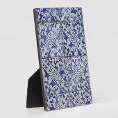 Portugiesische Tiles - Azulejo Blau und Weiße Flor Fotoplatte (Seite)