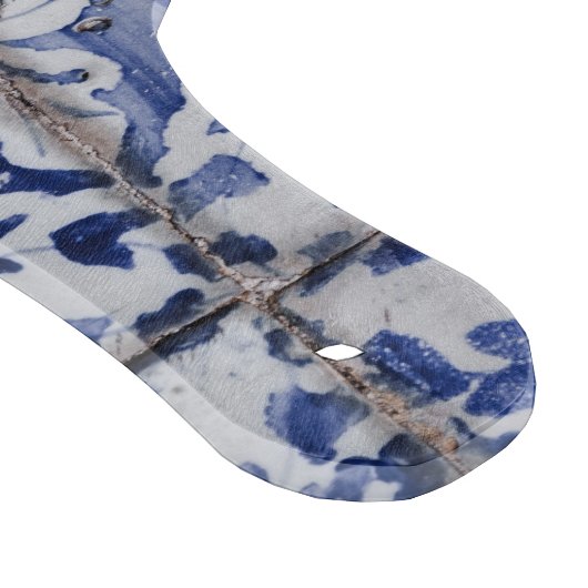 Portugiesische Tiles - Azulejo Blau und Weiße Flor Schneidebrett (Ecke)