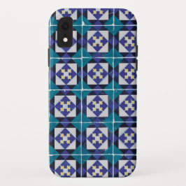 Portugiesische Tiles - Azulejo Diamond Geometric Case-Mate iPhone Hülle