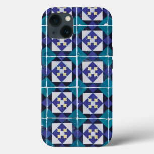 Portugiesische Tiles - Azulejo Diamond Geometric Case-Mate iPhone Hülle