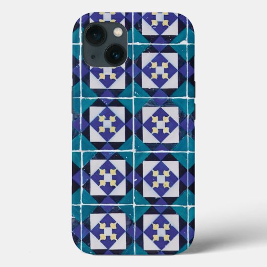 Portugiesische Tiles - Azulejo Diamond Geometric Case-Mate iPhone Hülle (Rückseite)